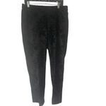 Valerie Stevens Size 12 Whimsygoth Grunge Velvet Floral Black Straight Pants Photo 1