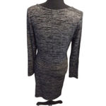 New NWT Black Tape Large L Stretch Long Sleeve Dress Womens Cross Front Photo 2