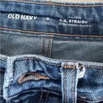 Old Navy  High-Waisted OG Straight Ripped Distressed Ankle Jeans Medium Wash Sz 2 Photo 5