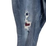 Maurice's  Women's Size XL W 36 ‎ Plaid Patch Fall Distressed Skinny Jeans Photo 3