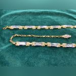 St. John St. Johns‎ Belt Vintage GORGEOUS Gold Tone and Rhinestones Photo 5