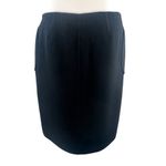 Michael Kors  Collection angora wool casgora pencil skirt black zipper sz 6 Photo 1