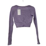 Balance Athletica NWT Infinity Wrap Ribbed Crop Active Top Lavender Photo 1