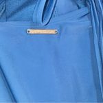 Juicy Couture Cruel Summer Zip Front Strappy Back Tie Blue One Piece Swimsuit Photo 6