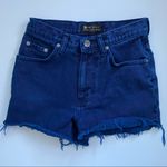 LawMan Original Casual Wear Dyed Blue Denim Cutoff Shorts Size 28 Photo 0
