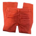 Free People  Red/Orange Cropped Flare Jeans, Womens Size 25 Photo 3
