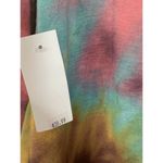 Yahada Women's Tie Dye Bell Sleeve Ruffle Hem Top Size Small Yellow Photo 5