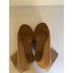 Lucky Brand  Suede Ankle Boots Wedge Heel Taupe Beige Women’s Size 7.5M Booties Photo 6