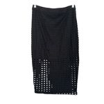 Alexander Wang T BY  Eyelet Jacquard Pencil Skirt Size Medium Photo 3