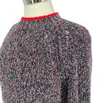 Rag and Bone  Ilana Marled Sweater Navy Blue Multicolor Crewneck Size Small Photo 3