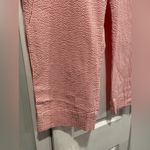 Jones Studio  Size 14 Pink White Stripe Seersucker Cotton Stretch Cropped Pants Photo 3
