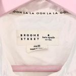 Kate Spade Broome Street Lace Inset Peplum Blouse White Size XS Photo 2