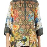Johnny Was Bettina Silk Tunic Mixed Print XS Photo 0