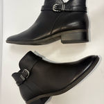 Soul Naturalizer Rosaline Women’s Sz 9.5 Black Faux Leather Side Zip Booties Photo 0