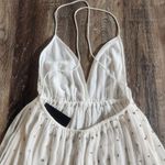 Retrofête Retrofete Zadie Embellished Silk Chiffon Dress Sleeveless White Large NWT Photo 7