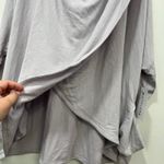 Athleta Womens Purana Wrap Sweatshirt 2XL Purple NWT $89 Cross Hood Soft Knit Photo 4