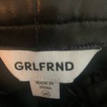 GRLFRND  NWT leather Barrel Leg pants size 26 Photo 5