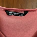 Bloomchic  Cora Pink Surplice Shorts Romper Photo 2