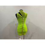 House Of CB  Adrie Cut Out Neon Green Dress Small S NWOT Photo 3