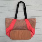 Tan/Pink Cotton Overland Equipment Tote Bag Purse Tan Photo 1