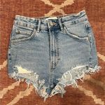 ZARA Women’s Cut Off Daisy Duke Denim Shorts Hot Pants 0 Photo 1