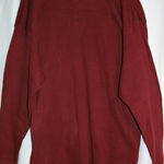 Zip Code Vintage Red Knit Sweater Collared Shirt Photo 4