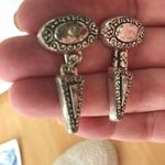 Handmade Boho Earrings One of a kind Ornate VTG Photo 6