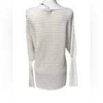 Katherine Barclay NWT  White Ribbed Long Sleeve Shirt Sz XS Photo 5