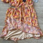 19 Cooper NWT Women’s One Shoulder Floral Cutout Printed Dress Size Large Photo 5