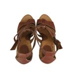 BOC Born Concepts Brown Leather Cork Wedge Heel Gladiator Sandals‎ Size 10 Photo 5