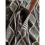 Karen Kane Cardigan Sweater Open Front Black/Gray Large Collar Pockets Sz.Small Photo 6