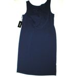 Womens NWT $600 Worth New York 10 Dress Dark Blue USA Blueberry Low Back Crepe Photo 6
