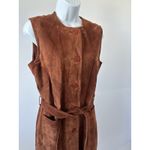 VTG Suede Dress and Cape by Lilli Ann San Francisco, Sz: 6 Photo 3