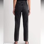 Everlane ‎ The 90’s Cheeky Jeans Size 27 Ankle Button Fly Washed Black Photo 2