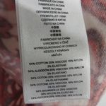 Michael Kors Red Paisley Dress Short Sleeve A-Line Midi Dress Semi Formal XS Photo 5