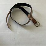 SALE Vintage Faux Leather and Fabric Belt Tan Photo 1