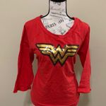 DC Comics DC Wonder Woman Sequin Red Shirt Photo 2