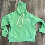 J.Crew Edie Parker x  Hoodie Weekend Banana Graphic Oversized Grass Green Small Photo 3