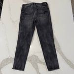 American Eagle  High Rise Jegging Crop Denim Jeans Womens 4R Dark Gray Distressed Photo 4