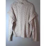 joe's jeans  Cream turtleneck Ruffle Sweater Women's Large $278 NWT Photo 9
