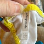 Aeropostale Yellow and White Striped Bikini Top Photo 7