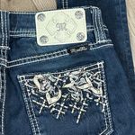Miss Me  Low Rise Super Skinny Embellished Stretch Blue Jeans Size 26 Photo 5