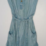 Bella Dahl  chambray strapless dress size large Photo 0