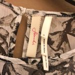 Nordstrom Frenchi Sheer Bow Short Sleeve Sheer Blouse Grey Small Photo 4