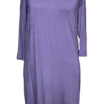 Aritzia  Babaton Winston‎ Dress Jersey Knit 3/4 Sleeve Stretch Purple Size XS Photo 0