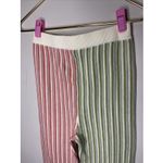 YLLW Yellow the Label Wyla Striped Knit Bell Bottom Pant Sz 8 Photo 5