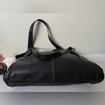 Guy Laroche Elegant Black Pebbled Leather Drawstring
Shoulder Tote Bag Photo 3