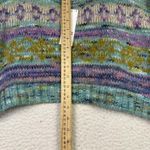 Urban Outfitters  Sweater Womens Medium Cropped Fair Isle Pastel Crewneck NWT Photo 6