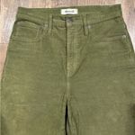 Madewell  Corduroy Green Classic Straight Jeans 26 Photo 2