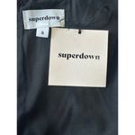 superdown  Ezra Faux Leather Top in Black Small New Womens Vegan Tank Photo 7